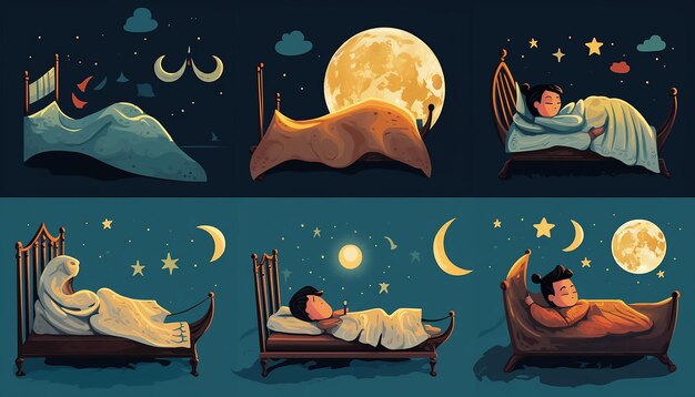 Photo sleep illustration