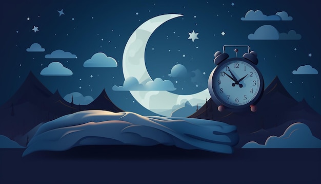 a sleep scene background image