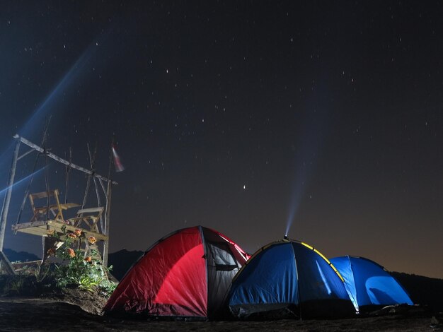 Photo sleep under the stars