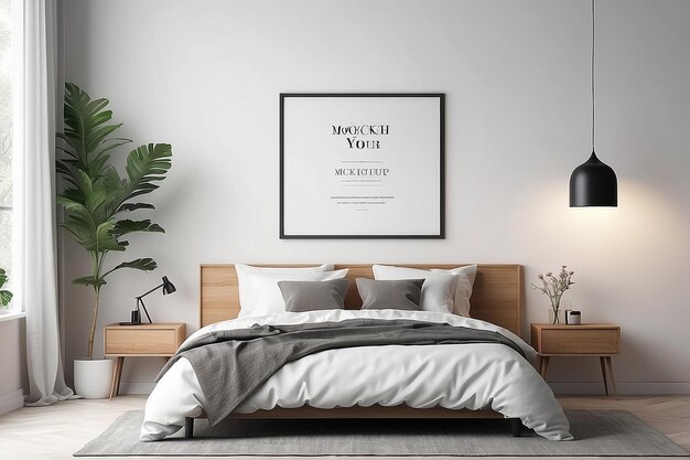 Sleep in Style Poster Mockup for Your Design