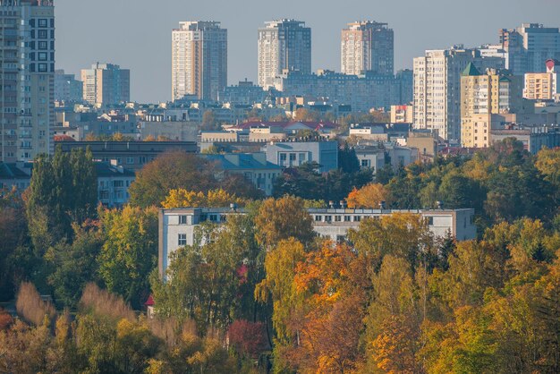 Foto zona notte della città di minsk