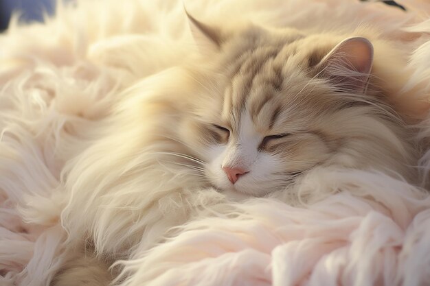 Photo sleeping cat wallpaper