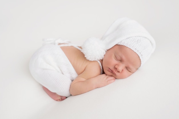 Sleeping newborn baby