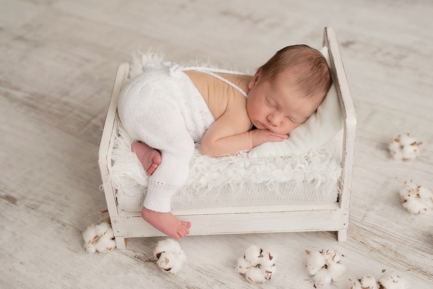 Sleeping newborn baby