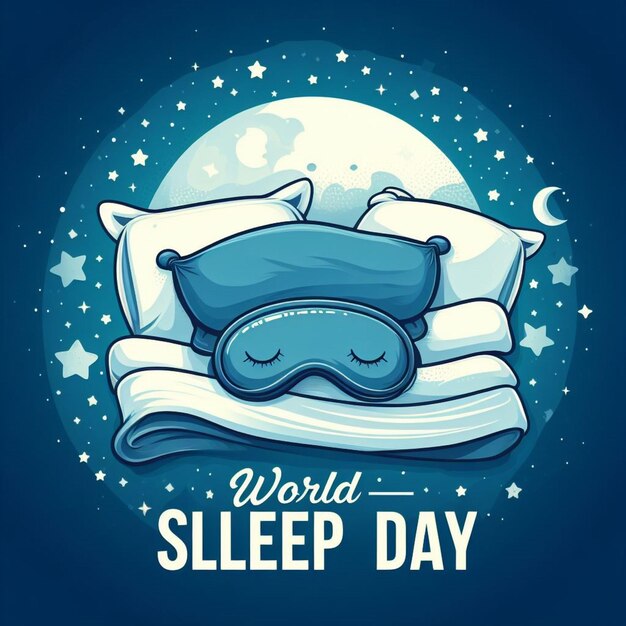 Photo sleepscape dreams dive into relaxation with our curated world sleep day banner collection