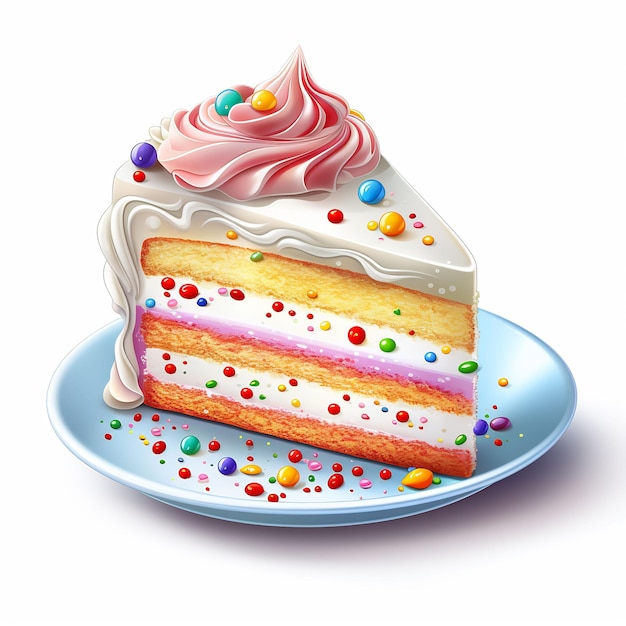 a slice of cake with a slice missing from it