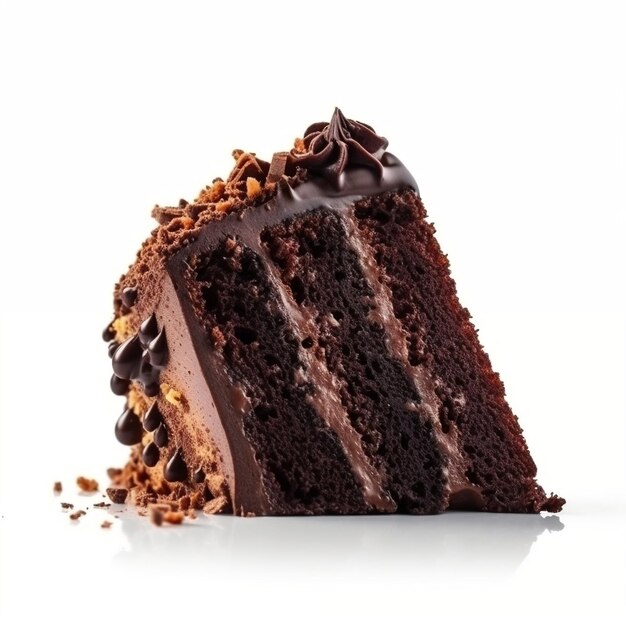 Slice of Chocolate Cake