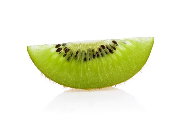 Slice kiwi isolated