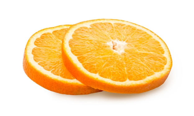 Slice of orange fruit