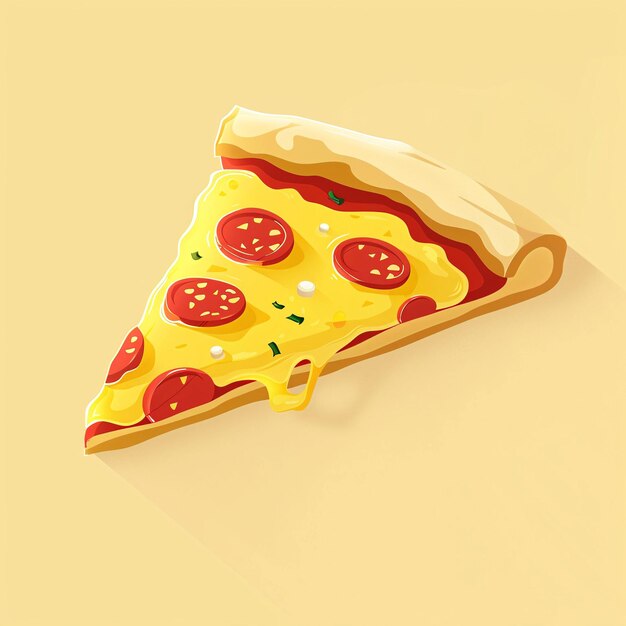 a slice of pizza with a slice missing3D gourmet western food gourmet pizza food