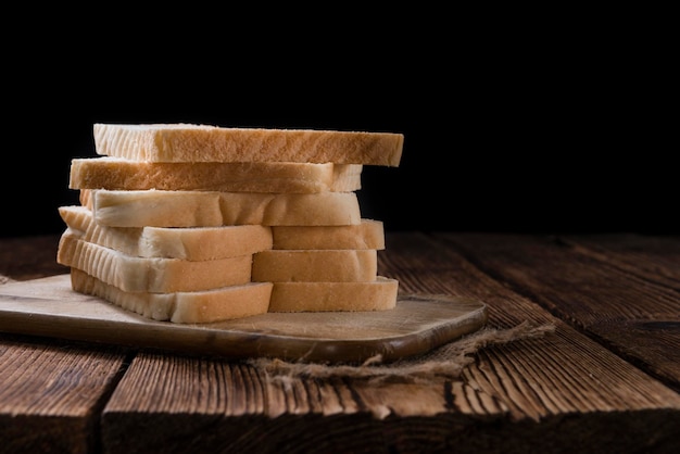 Slice of toast bread