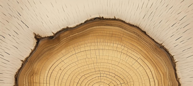A slice of tree log