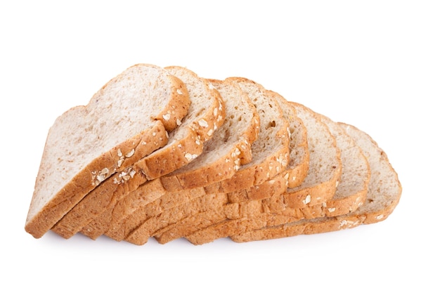 Slice of whole wheat bread for background