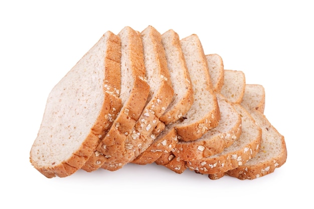 Slice of whole wheat bread for background