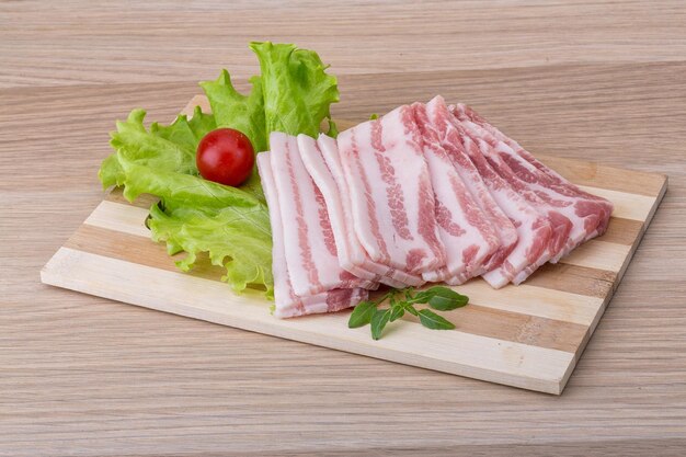 Sliced bacon