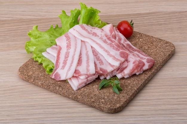 Sliced bacon