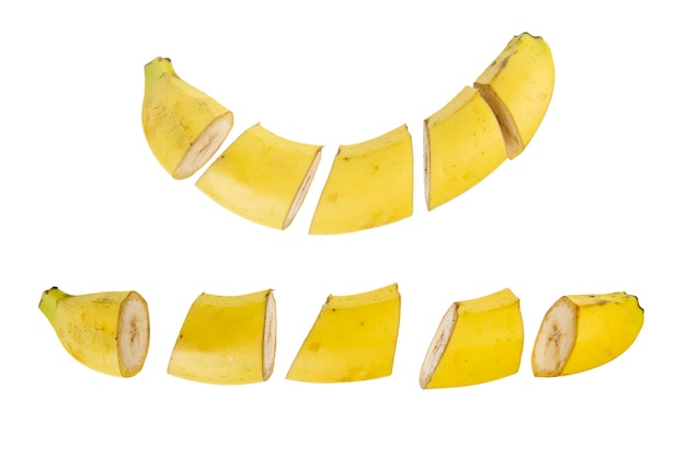 Photo sliced banana