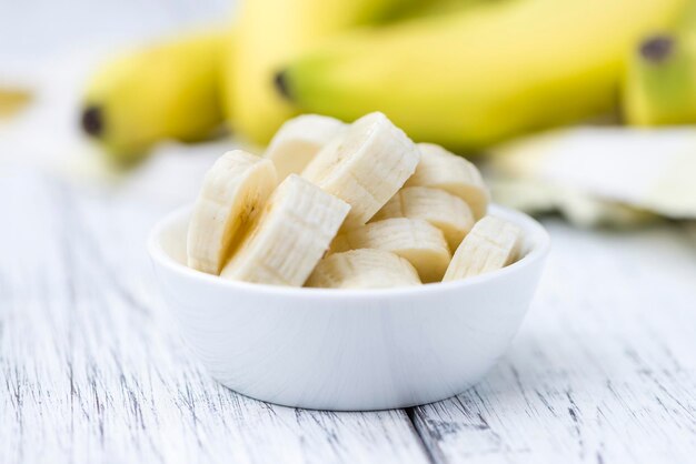 Sliced Bananas