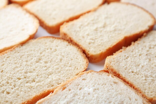 Sliced bread background