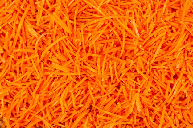 Sliced carrots closeup Organic vegetables healthy food copy space