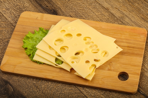 Sliced cheese