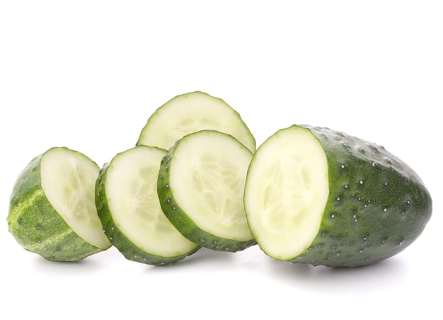 Sliced cucumber vegetable