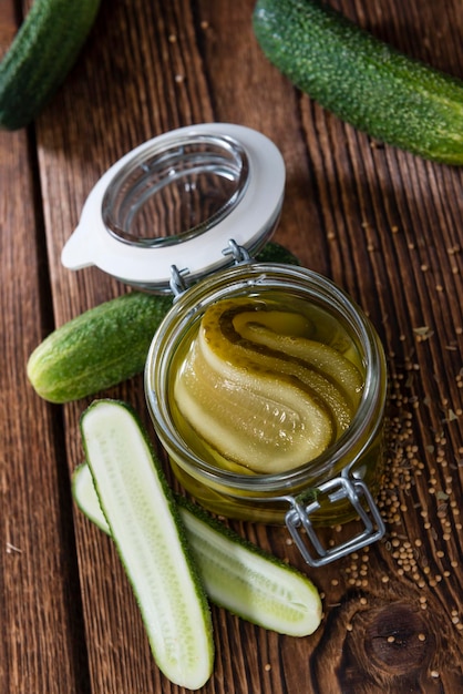 Sliced Cucumbers pickled