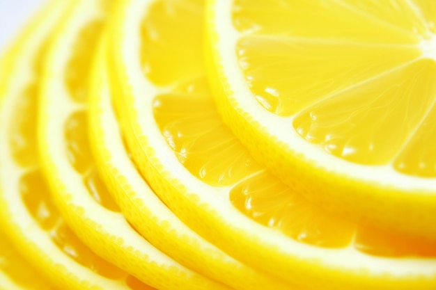 Photo sliced lemon sensation