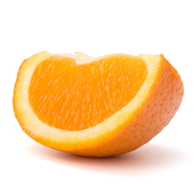 Sliced orange fruit segment