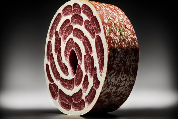 Sliced salami