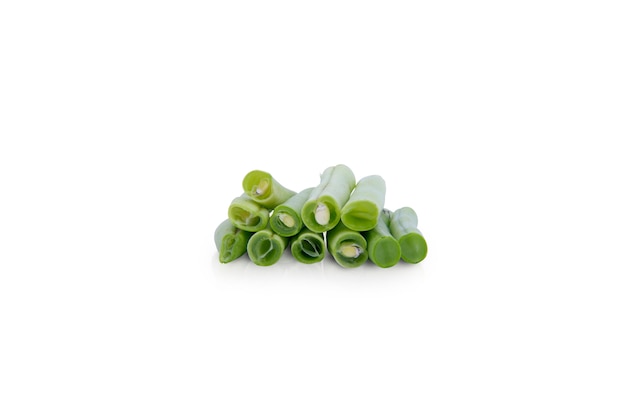 Sliced of snap bean