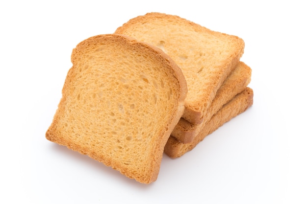 Sliced Toast Bread isolated on white