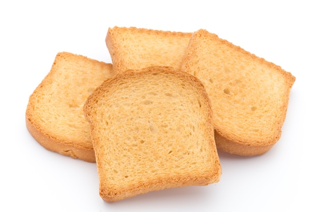 Нарезанный тостовый хлеб изолированные