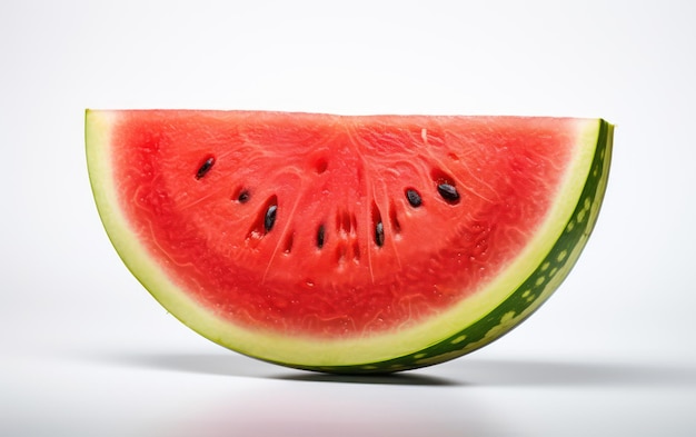 Sliced watermelon isolated on a white background