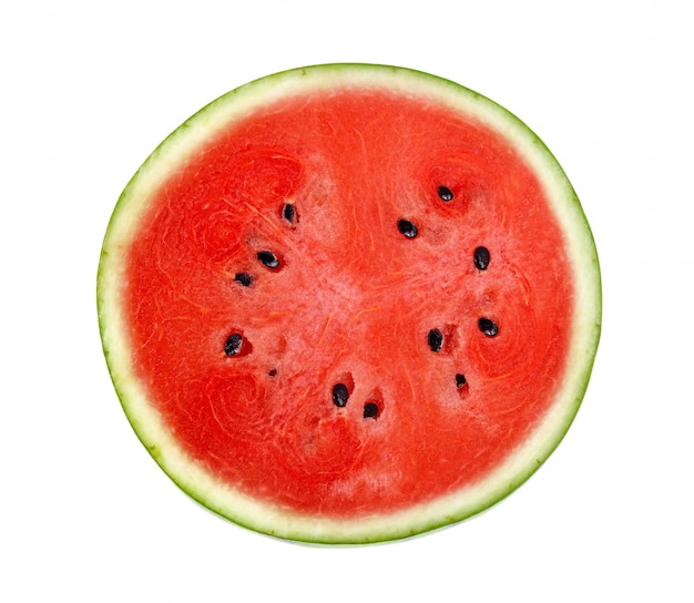 Sliced of watermelon isolated