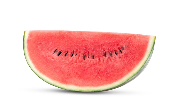 Sliced of watermelon isolated .