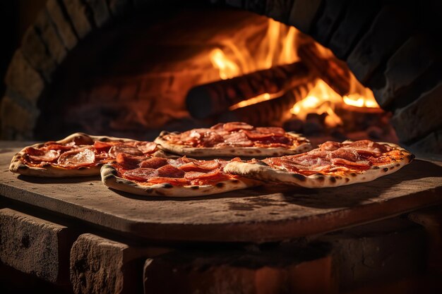 Slices of Artisanal Brick Oven Pizza