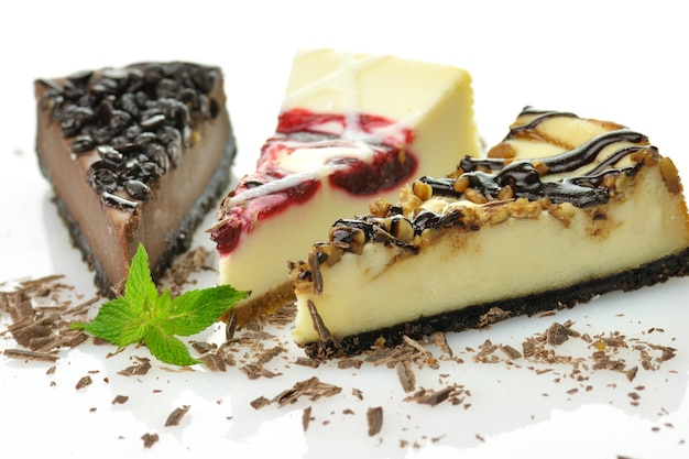 Slices of Cheesecakes