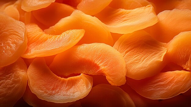 Slices of dried peaches showcasing their natural sweetness and soft texture