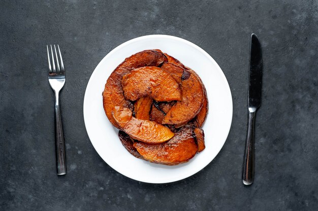 slices of fried pumpkin