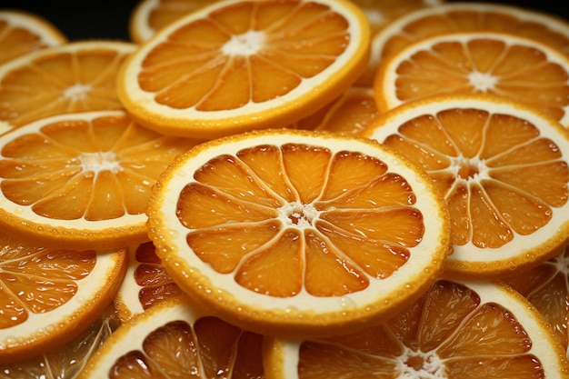 Slices of oranges