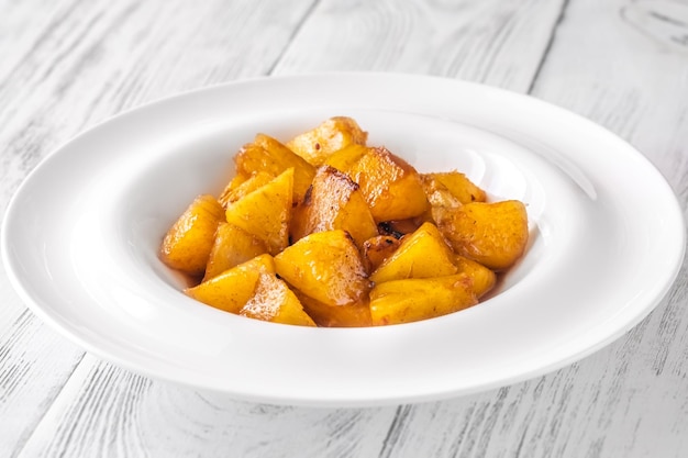 Fette di ananas arrosto