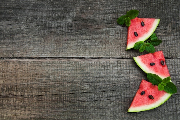 Photo slices of watermelon