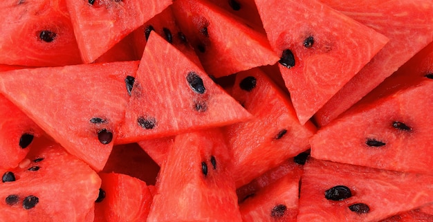 Slices of watermelon