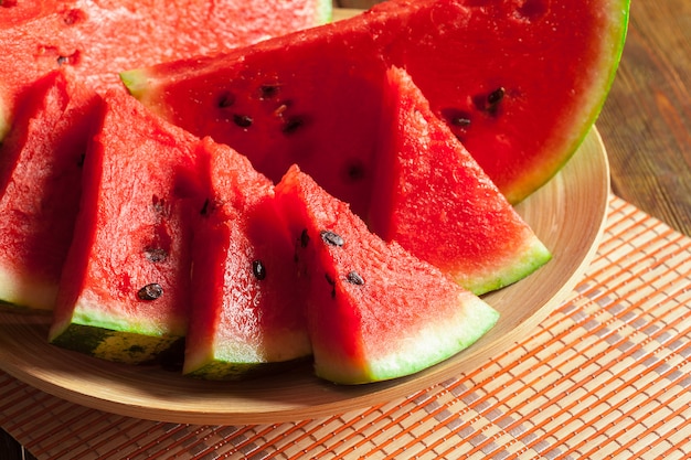 Slices of watermelon