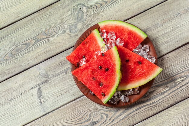 Slices of watermelon