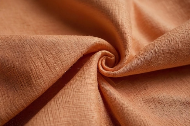 слегка грубая пастельно-розовая текстура хлопчатобумажной ткани тонкая текстура и яркий цветовой контраст