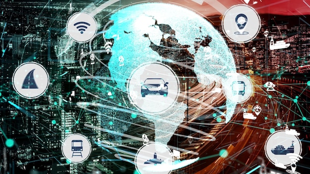 Slim transporttechnologieconcept voor toekomstig autoverkeer op een nieuwe stadsweg