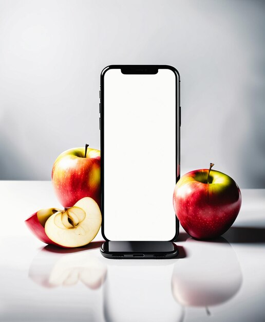 Slimme Apple iPhone Gehard glas testmodellen 3D rendering wallpaper achtergrond hd