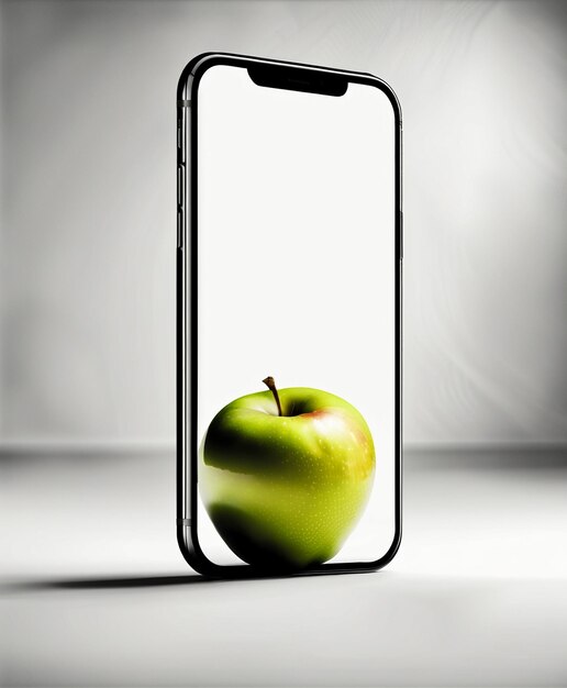 Foto slimme apple iphone gehard glas testmodellen 3d rendering wallpaper achtergrond hd